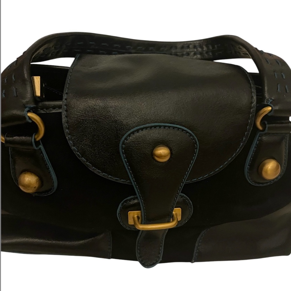 Max New York Elegant Black Leather Bag - Picture 4 of 12